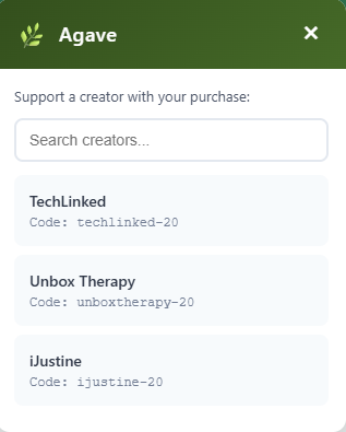 Extension Popup